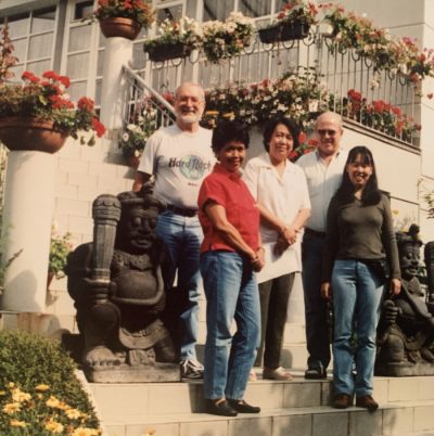 In front of the Wisma Indonesia, Budapest, Hungaria